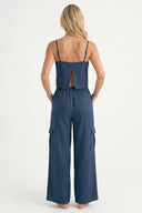 MARMARI BLUE CARGO PANTS