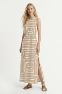 HAYMS PRINT LONG DRESS