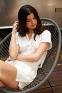 ANTIGUA WHITE CROP TOP