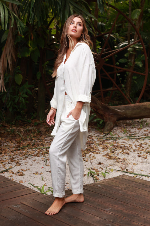 ANTIGUA WHITE JOGGERS