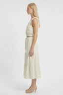 HAYMS WHITE SHOULDER TOP