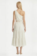 HAYMS WHITE LONG SKIRT apparel bottom Hayms Collection skirt women 2008-_SKIRT_1 Salty Weekend