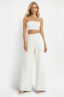 HAYMS WHITE STRAPLESS TOP