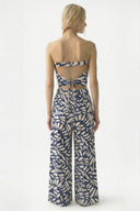 MARMARI PRINT STRAPLESS TOP