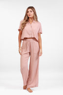 ST.BARTH ROSE WIDE LEG PANT