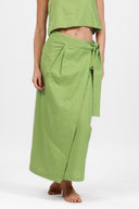 BALI GREEN CECILE LONG SKIRT