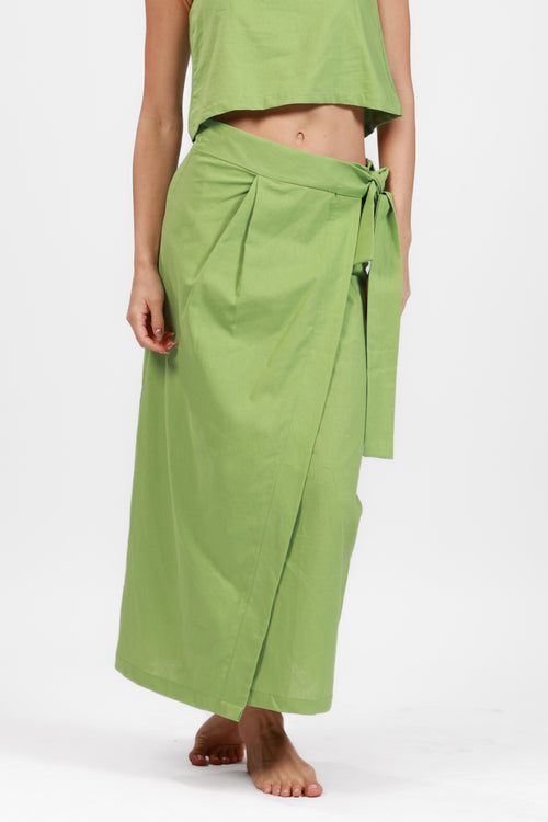 BALI GREEN CECILE LONG SKIRT