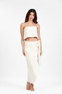 ANTIGUA WHITE CECILE LONG SKIRT