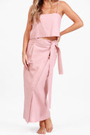 ST. BARTH ROSE CECILE LONG SKIRT