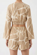 HAYMS PRINT COSTA TOP