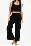 MONACO BLACK IGUAZU FLOWY PANT