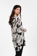 ANTIGUA WHITE UBER PRINT SHIRT DRESS