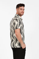BLACK MENS BUTTON DOWN PRINTED VISCOSE SHORT SLEEVE SHIRTS apparel men SHIRT 3_44698249-414d-4e0e-b23a-90ae9a8e2410 SaltyWeekendUS
