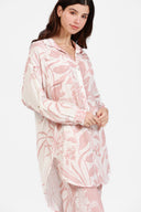 ST BARTH ROSE UBER PRINT SHIRT DRESS