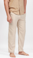 KAHKI LINEN JOGGERS