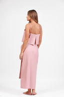 ST. BARTH ROSE CECILE LONG SKIRT