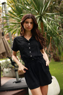 MONACO BLACK MOON SHORT JUMPSUIT