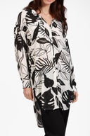 ANTIGUA WHITE UBER PRINT SHIRT DRESS