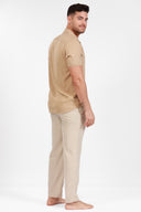 KAHKI LINEN JOGGERS