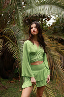 BALI GREEN TIE COVER UP