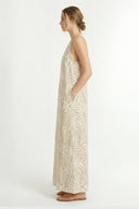 HAYMS PRINT PALM LONG DRESS