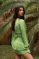 BALI GREEN TIE COVER UP