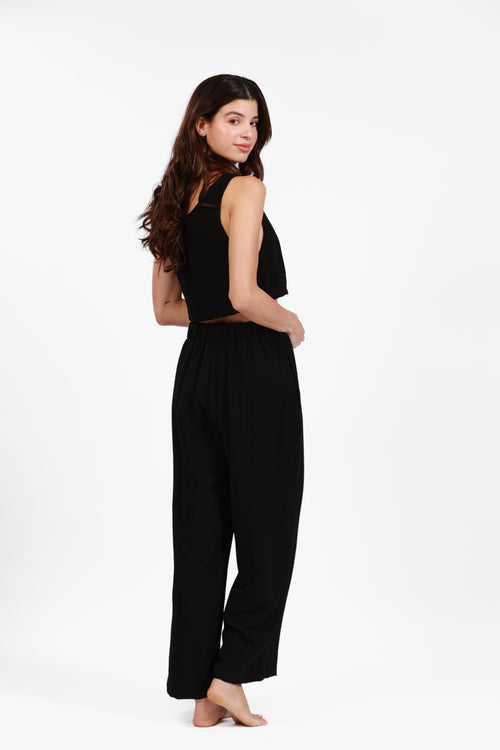 MONACO BLACK IGUAZU FLOWY PANT