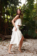 ANTIGUA WHITE CECILE LONG SKIRT