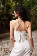 ANTIGUA WHITE CECILE TOP