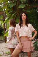 ST. BARTH ROSE SKIRT